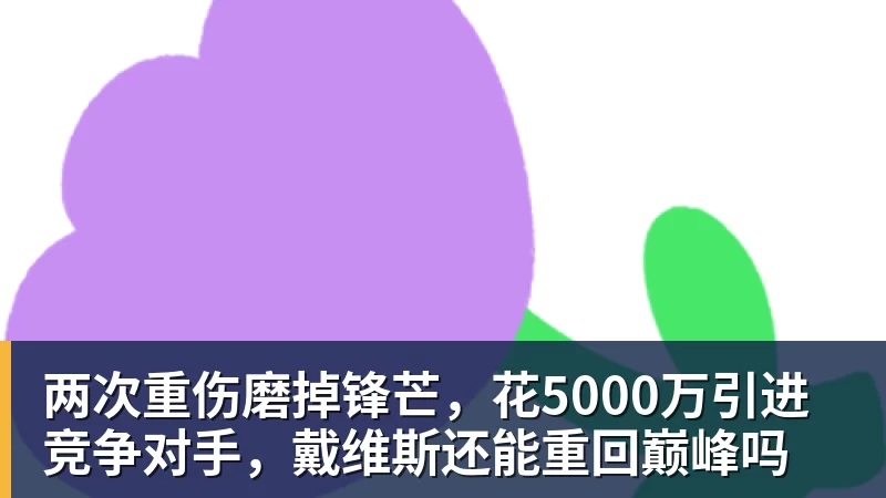 篮球下注两次重伤磨掉锋芒，花5000万引进竞争对手，戴维斯还能重回巅峰吗